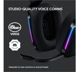 Slika izdelka: Slušalke gaming Logitech brezžične G733 Lightspeed 2,4Hz - črne (981-000864)