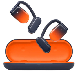 Slika izdelka: Slušalke brezžične Joyroom air conduction z mikrofonom BT Open-Ear oranžne (JR-OE2 Orange)
