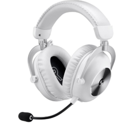 Slika izdelka: Slušalke brezžične Logitech naglavne z mikrofonom BT/1x3,5mm/USB G PRO X 2 LIGHTSPEED bele (981-001269)