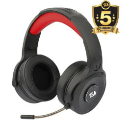 Slika izdelka: Slušalke brezžične Redragon naglavne z mikrofonom USB sprejemnik črna (8106)