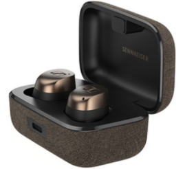 Slika izdelka: Slušalke brezžične Sennheiser ušesne BT Momentum True Wireless 4 črne-baker ANC (700367)