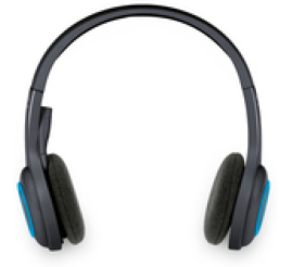 Slika izdelka: Slušalke Logitech H600 z mikrofonom - brezžične (981-000342)