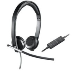 Slika izdelka: Slušalke Logitech USB H650e Headset stereo z mikrofonom (981-0005199)