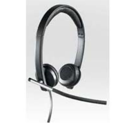 Slika izdelka: Slušalke Logitech USB H650e Headset stereo z mikrofonom (981-0005199)