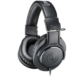 Slika izdelka: Slušalke žične naglavne 1x 3,5mm stereo Audio-Technica ATH-M20X