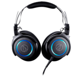 Slika izdelka: Slušalke žične naglavne 2x 3,5mm Audio-Technica ATH-G1 Gaming z mikrofonom  - črne