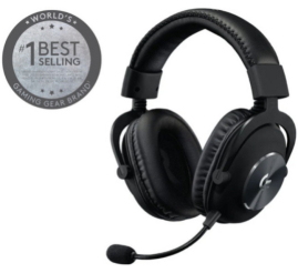 Slika izdelka: Slušalke žične naglavne 3,5mm 7.1 Logitech G PRO X z mikrofonom - črna (981-000818)