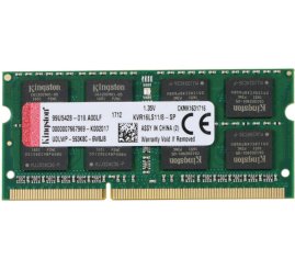 Slika izdelka: SO-DIMM DDR3L  8GB 1600MHz CL11 Single (1x8GB) KINGSTON 1,35V (KVR16LS11/8)