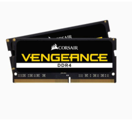 Slika izdelka: SO-DIMM DDR4 32GB 3200MHz CL22 KIT (2x16GB) Corsair Vengeance XMP2.0 1,2V Notesniki črna (CMSX32GX4M2A3200C22)