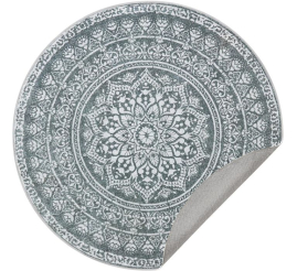 Slika izdelka: SONGMICS HOME Okrogla Preproga, 160 cm temno siva