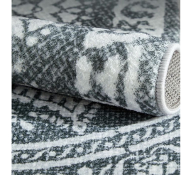 Slika izdelka: SONGMICS HOME Okrogla Preproga, 160 cm temno siva