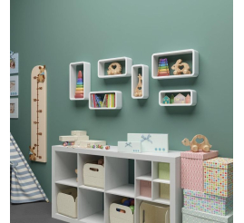 Slika izdelka: SONGMICS komplet 3 plavajočih polic