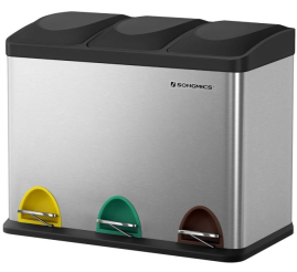 Slika izdelka: SONGMICS koš za ločevanje odpadkov 45L LTB45L