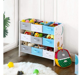 Slika izdelka: SONGMICS otroški regal za shranjevanje igrač in knjig, GKR33WT