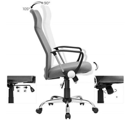 Slika izdelka: SONGMICS pisarniški stol siv OBN034G01