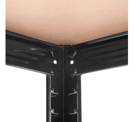 Slika izdelka: SONGMICS Regal 40 x 90 x 180 cm rjavo-črna, GLR040B01