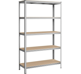 Slika izdelka: SONGMICS Regal 60 x 120 x 200 cm rjavo-srebrno,GLR060E01