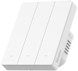 Slika izdelka: SONOFF pametno stensko stikalo ZBM5-3C-86W