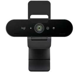 Slika izdelka: Spletna kamera Logitech Brio 4K 13MP 4K UHD 30FPS 60° do 90° USB-C črna Autofokus 5x Digitalni dvojni mikrofon Windows Hello & Google Meet Live Streaming (960-001746)