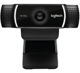 Slika izdelka: Spletna kamera Logitech C922 Pro 3MP FHD 30FPS 78° USB-A črna Autofokus dvojni mikrofon (960-001088)