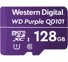 Slika izdelka: Spominska kartica SDXC-Micro 128GB WD Purple QD101 Ultra Endurance /U1 UHS-I (WDD128G1P0C)