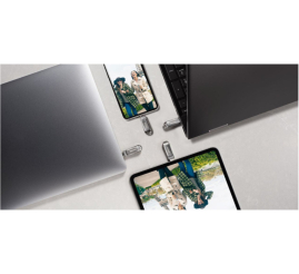 Slika izdelka: Spominski ključek  1TB USB 3.1 SanDisk Ultra Dual Drive Luxe USB Type-C 150MB/s (SDDDC4-1T00-G46) -srebrn