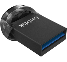 Slika izdelka: Spominski ključek 512GB USB 3.1 Sandisk Ultra FIT 130MB/s kovinski s pokrovčkom črn (SDCZ430-512G-G46)