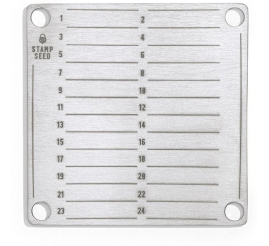 Slika izdelka: Stamp Seed titanova plošča za 24 besed