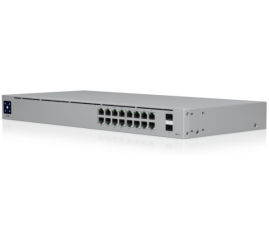 Slika izdelka: STIKALO 16-PORT + 2x SFP Ubiquiti USW-16-PoE 100/1000 PoE (USW-16-POE)