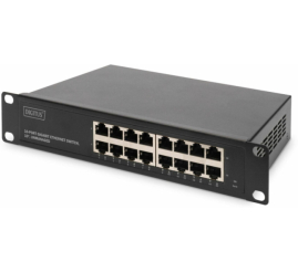 Slika izdelka: STIKALO 16-PORT Digitus 100/1000 Rack (DN-80115)