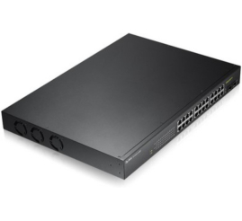 Slika izdelka: STIKALO 24-PORT 2xSFP ZyXEL 100/1000 PoE Managed Rackmount (GS190024HPV2-EU0101F)