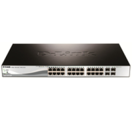 Slika izdelka: STIKALO 24-PORT D-link Smart 100/1000 PoE Managed (DGS-1210-28P)