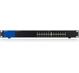 Slika izdelka: STIKALO 24-PORT Linksys 100/1000 PoE Rack (LGS124P-EU)