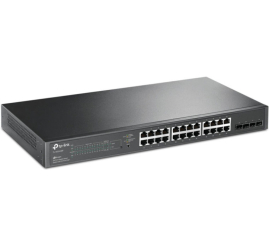 Slika izdelka: STIKALO 24-PORT POE+ + 4x SFP TP-Link gigabit 10/100/1000 (TL-SG2428P)