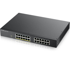 Slika izdelka: STIKALO 24-PORT ZyXEL 100/1000 PoE Managed Rackmount (GS1900-24EP-EU0101F)