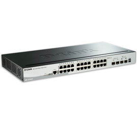 Slika izdelka: STIKALO 28-PORT 2xSFP D-link 100/1000 PoE Managed Rackmount (DGS-1510-28P)