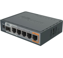Slika izdelka: STIKALO 5-PORT + 1x SFP Razni proizvajalci HEX S 10/100/1000 (RB760IGS)