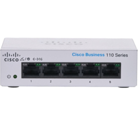 Slika izdelka: STIKALO 5-PORT Cisco CBS110 10/100/1000 (CBS110-5T-D-EU)