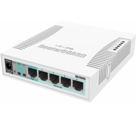 Slika izdelka: STIKALO 5-PORT Mikrotik 1xSFP RB260GS 100/1000 (CSS106-5G-1S)