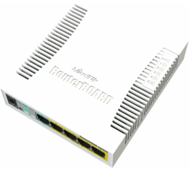 Slika izdelka: STIKALO 5-PORT Mikrotik RB260GSP CSS106-1G-4P-1S 100/1000 (CSS106-1G-4P-1S)