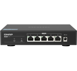 Slika izdelka: STIKALO 5-PORT Qnap QSW-1105-5T 2,5Gbp/ UnManaged [5x 2,5GbE RJ45 Plug & Play] (QSW-1105-5T)