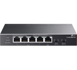 Slika izdelka: Stikalo 5-PORT TP-LINK TL-SG1005P-PD 4xPoE+ 66W napajanje preko PoE++