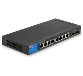 Slika izdelka: STIKALO 8-PORT 2xSFP Linksys 100/1000 Managed (LGS310C-EU)