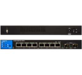 Slika izdelka: STIKALO 8-PORT 2xSFP Linksys 100/1000 Managed (LGS310C-EU)