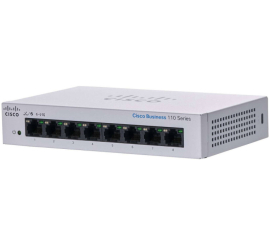 Slika izdelka: STIKALO 8-PORT Cisco CBS110 10/100/1000 UnManaged (CBS110-8T-D-EU)