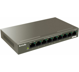 Slika izdelka: STIKALO 9-PORT Tenda 10/100 8xPoE 58W mini kovinsko ohišje (TEF1109P-8-63W)