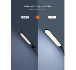 Slika izdelka: TaoTronics LED kovinska talna svetilka 72, visoka 176cm - DL072 črna