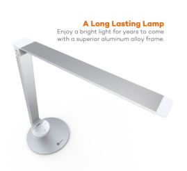 Slika izdelka: TaoTronics Minimalist LED namizna svetilka srebrna TT-DL19