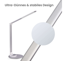 Slika izdelka: TaoTronics ultra tanka led namizna svetilka TT-DL22_1 srebrna
