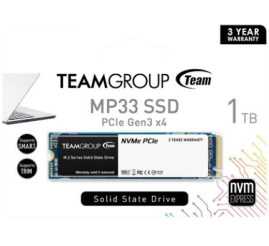 Slika izdelka: TEAMGROUP MP33 1TB M.2 PCIe NVMe (TM8FP6001T0C101) SSD
